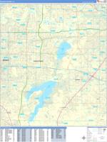 Grand Prairie Wall Map